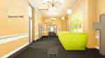 Therapeutic institute interiors - Corridor with the nursing room - Color Variation 2
