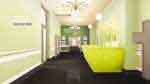 Therapeutic institute interiors - Corridor with the nursing room - Color Variation 4