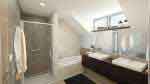 Terraced house interiors - Bathroom - Color Variation 1